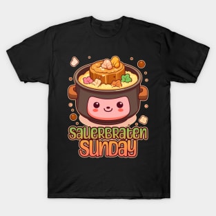 Sauerbraten Sunday Foodie Design T-Shirt